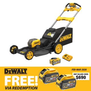 DEWALT FLEXVOLT Lawn Mower 21in/530mm Self Propelled 54V 15Ah