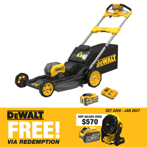 DEWALT FLEXVOLT Lawn Mower 21in/530mm Self Propelled 54V 15Ah