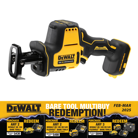 DeWalt Cordless Reciprocating Saw Compact 18V - Bare Tool