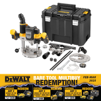 DeWalt Cordless Router Brushless 1/2in 18V - Bare Tool