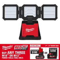 Milwaukee M18 LED Three Panel Flood Light 18V - Bare Tool
