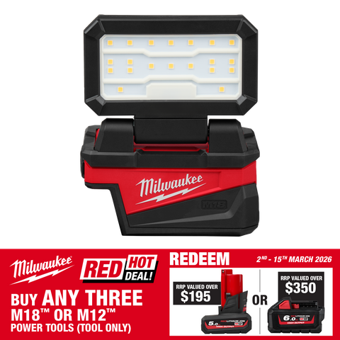Milwaukee M18 Compact Battery Light with USB Charger 18V - Bare Tool