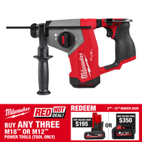 Milwaukee M12 FUEL Cordless Rotary Hammer Drill SDS Plus 16mm 12V - Bare Tool