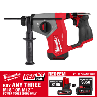 Milwaukee M12 FUEL Cordless Rotary Hammer Drill SDS Plus 16mm 12V - Bare Tool
