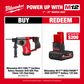 Milwaukee M12 FUEL Cordless Rotary Hammer Drill SDS Plus 16mm 12V - Bare Tool