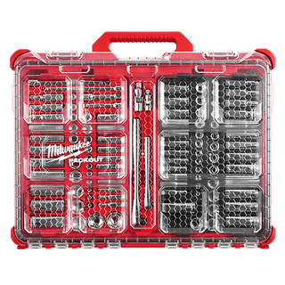 Milwaukee Socket Sets Metric/SAE 1/4in & 3/8in Dr 106pc