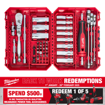 Milwaukee Tool Set 1/4in Dr 42pc