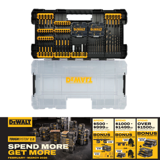 DEWALT TOUGHSYSTEM FLEXTORQ Bit Set 100pc