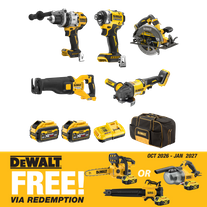 DEWALT FLEXVOLT Cordless Combo Kit 5pc 18V/54V 6Ah
