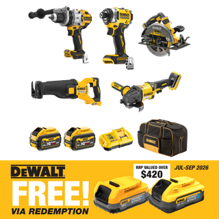 DEWALT FLEXVOLT Cordless Combo Kit 5pc 18V/54V 6Ah