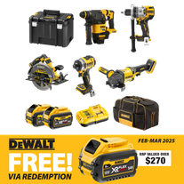 DeWalt Cordless Combo Kit Brushless 5pc 18V/54V 9Ah