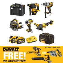 DEWALT Cordless Combo Kit Brushless 5pc 18V/54V 9Ah