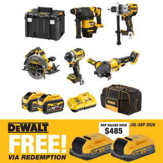 DEWALT Cordless Combo Kit Brushless 5pc 18V/54V 9Ah