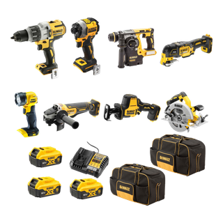 DEWALT Cordless Combo Kit Brushless 8pc 18V 5Ah
