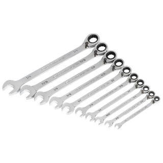 GEARWRENCH Reversible Ratcheting Spanner SAE 10pc Set