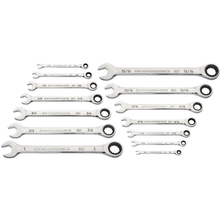 GEARWRENCH Reversible Ratcheting Spanner SAE 14pc Set