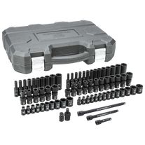 GEARWRENCH Socket Set Standard & Deep Universal Impact 1/4in Dr 71pc