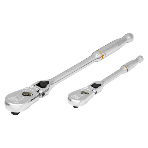 GEARWRENCH Teardrop Flex Head Ratchet 1/4in & 3/8in Dr 2pc Set