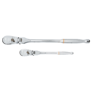 GEARWRENCH Flex Head Ratchet 1/4in & 3/8in Dr Teardrop 2pc Set