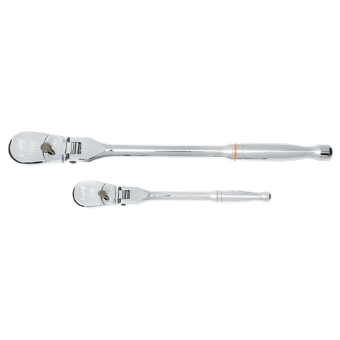 GEARWRENCH Flex Head Ratchet 1/4in & 3/8in Dr Teardrop 2pc Set