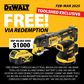 DeWalt XR Cordless Combo Kit Brushless 6pc 18V 5Ah