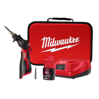 Milwaukee M12 Cordless Soldering Iron Kit 12v 3Ah