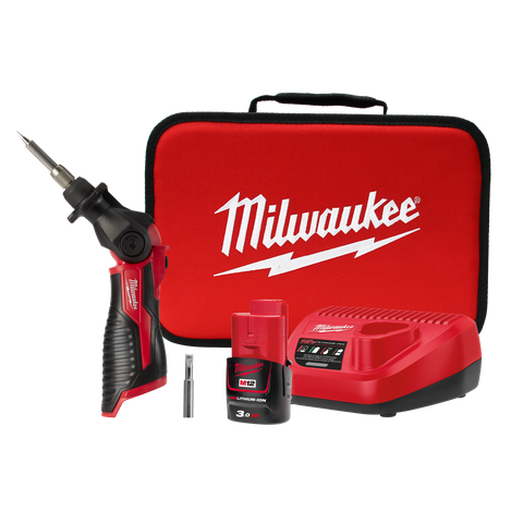 Milwaukee M12 Cordless Soldering Iron Kit 12v 3Ah