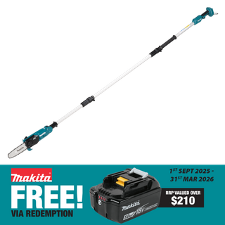 Makita LXT Cordless Pole Saw with 200mm Extension 18V - Bare Tool