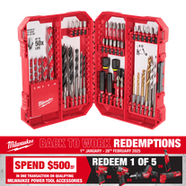 Milwaukee SHOCKWAVE Drill & Driver Bit Set 46pc