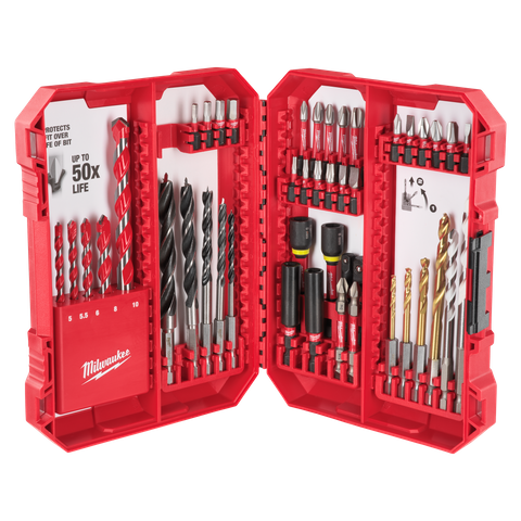 Milwaukee SHOCKWAVE Drill & Driver Bit Set 46pc