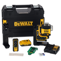 DEWALT Cross Line Laser 3X360 Remote Controlled 18V 2Ah