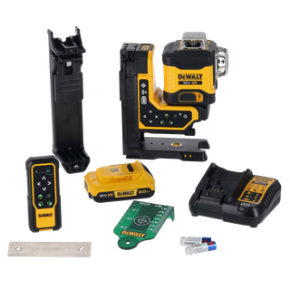 DeWalt Cross Line Laser 3X360 Remote Controlled 18V 2Ah