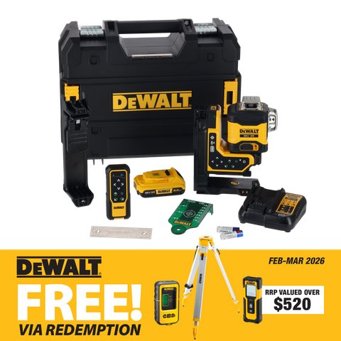 DEWALT Cross Line Laser 3X360 Remote Controlled 18V 2Ah