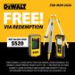 DEWALT Cross Line Laser 3X360 Remote Controlled 18V 2Ah
