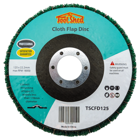 ToolShed Cloth Flap Disc 125mm