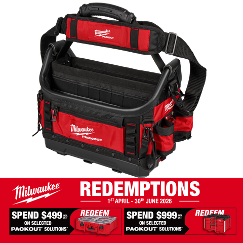 Milwaukee PACKOUT Structured Open Tote 381mm