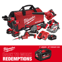 Milwaukee M18 FUEL Cordless Power Pack Brushless 6pc Kit 6A4 18v 5Ah