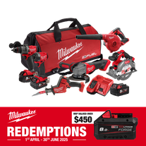 Milwaukee M18 FUEL Cordless Power Pack Brushless 6pc Kit 6A4 18v 5Ah