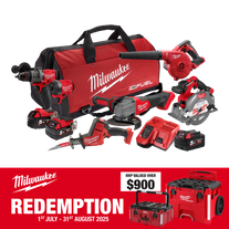 Milwaukee M18 FUEL Cordless Power Pack Brushless 6pc Kit 6A4 18v 5Ah