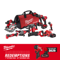 Milwaukee M18 FUEL Cordless Power Pack Brushless 8pc Kit 8A4 18V 5Ah