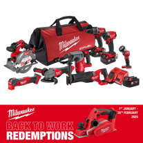 Milwaukee M18 FUEL Cordless Power Pack Brushless 8pc Kit 8A4 18V 5Ah