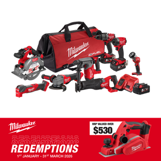 Milwaukee M18 FUEL Cordless Power Pack Brushless 8pc Kit 8A4 18V 5Ah
