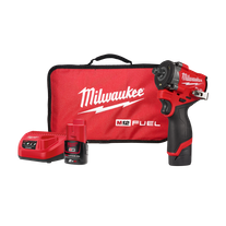 Milwaukee M12 FUEL Cordless Impact Wrench Stubby Gen2 1/2in 12V 2Ah