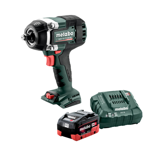 Metabo Cordless Impact Wrench 1/2in Brushless 800Nm 18V 5.5Ah