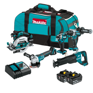 Makita LXT Cordless Combo Kit Brushless 5099 5pc 18v 5Ah