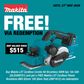 Makita LXT Cordless Combo Kit Brushless 5099 5pc 18v 5Ah
