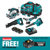 Makita LXT Cordless Combo Kit Brushless 6133 6pc 18v 5Ah