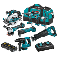 Makita LXT Cordless Combo Kit Brushless 8058 8pc 18v 5Ah