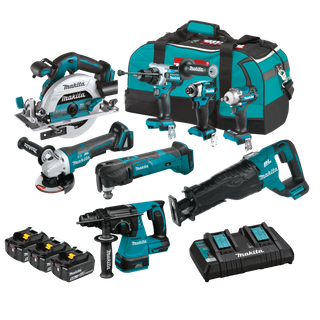 Makita LXT Cordless Combo Kit Brushless 8058 8pc 18v 5Ah