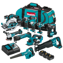 Makita LXT Cordless Combo Kit Brushless 1058 10pc 18v 5Ah